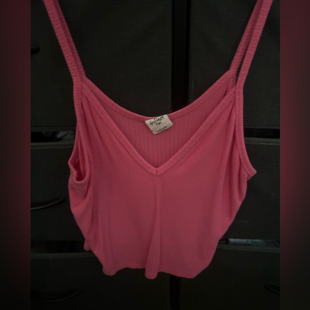 Pink crop top